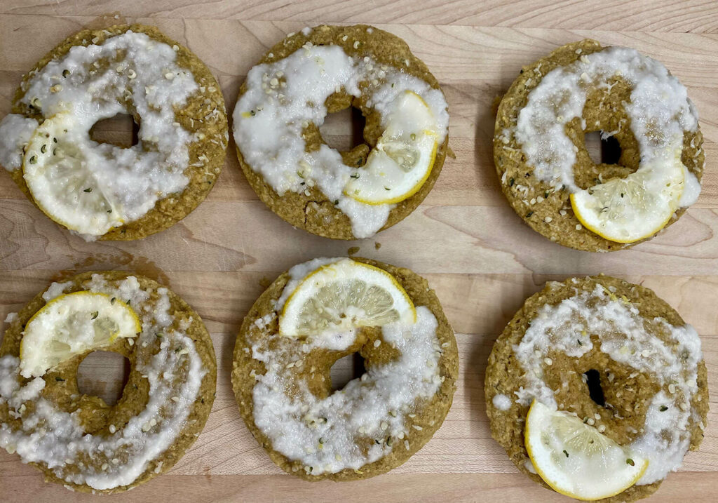 Lemon & Coconut Donuts